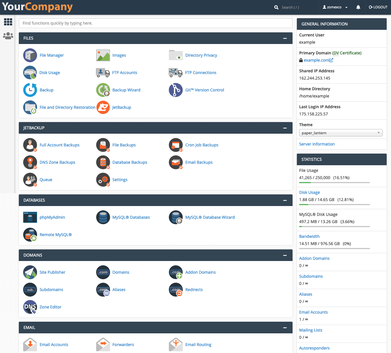 cPanel